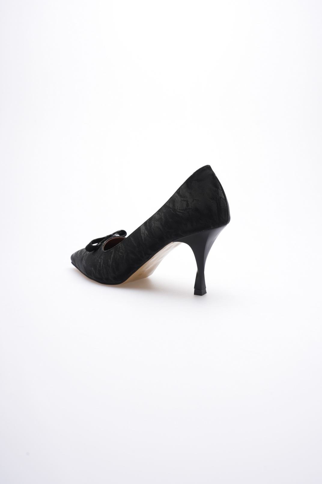 Maya Kadın Siyah Süet Topuklu Ayakkabı