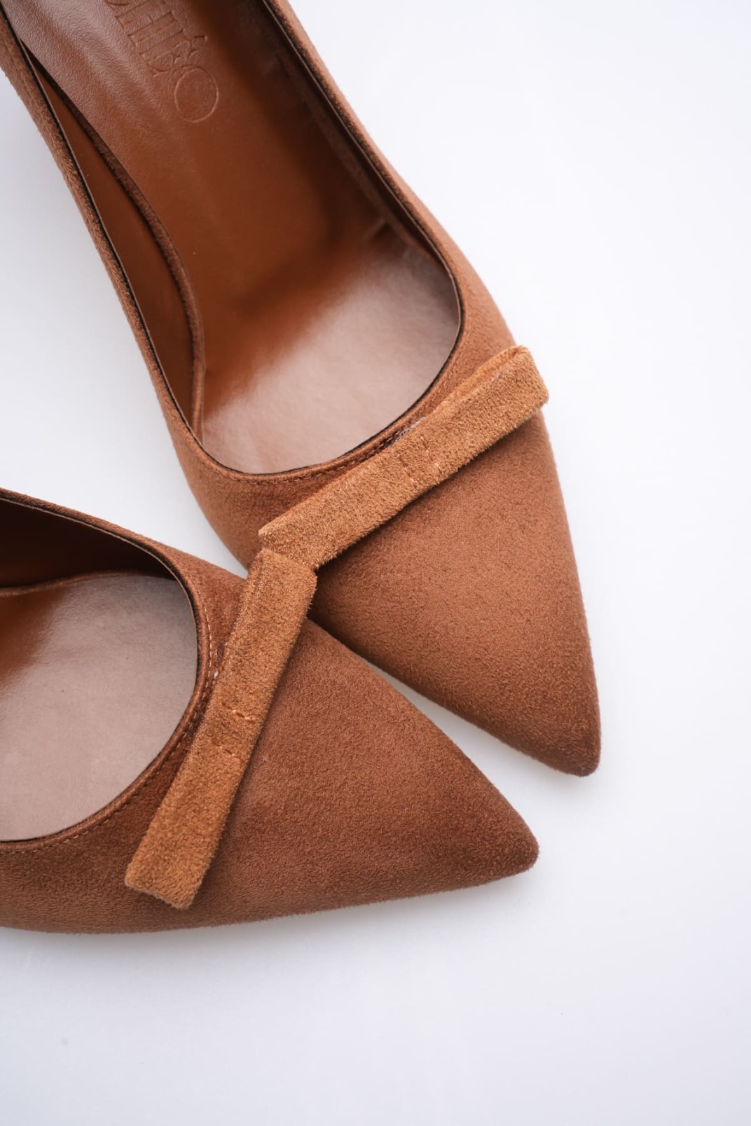 Maya Kadın Taba Süet Topuklu Ayakkabı