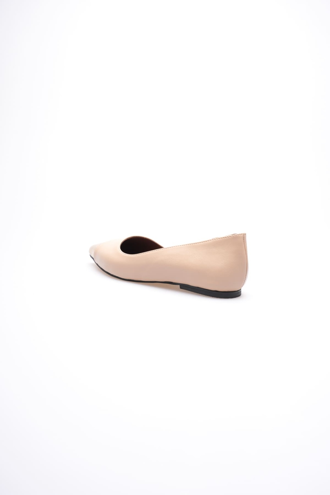 Margaret Kadın Nude Altın Babet Ayakkabı