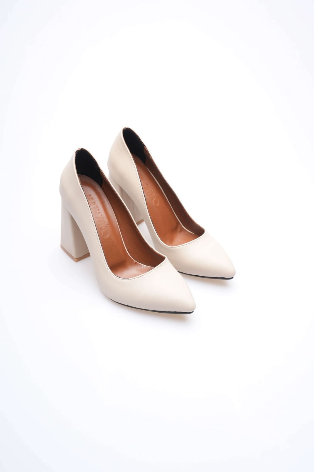 Julia Kadın Bej Topuklu Ayakkabı