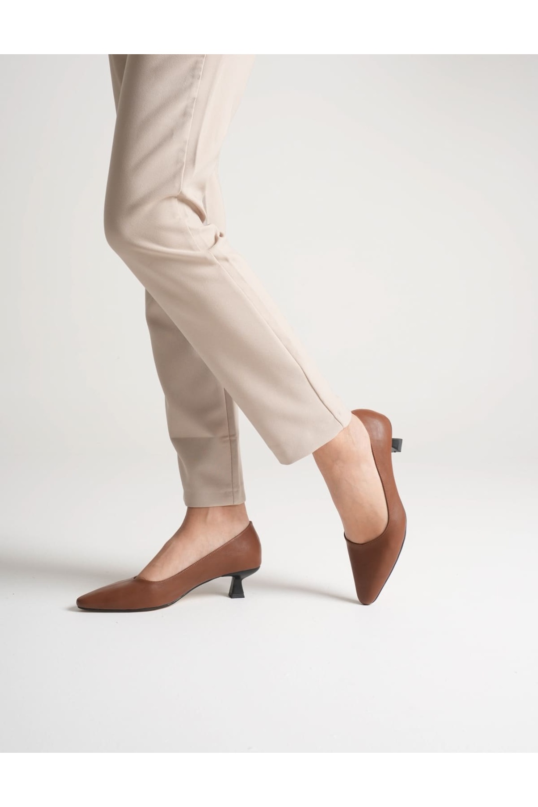 Alina Kadın Taba Topuklu Ayakkabı