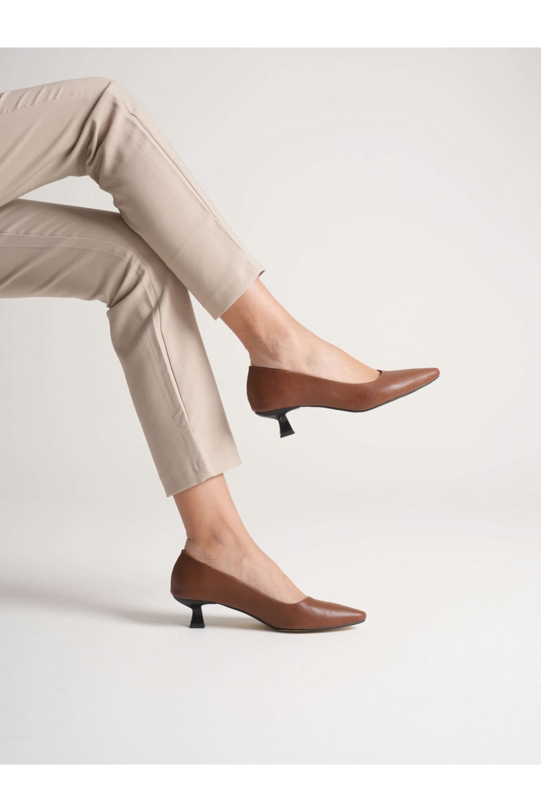 Alina Kadın Taba Topuklu Ayakkabı