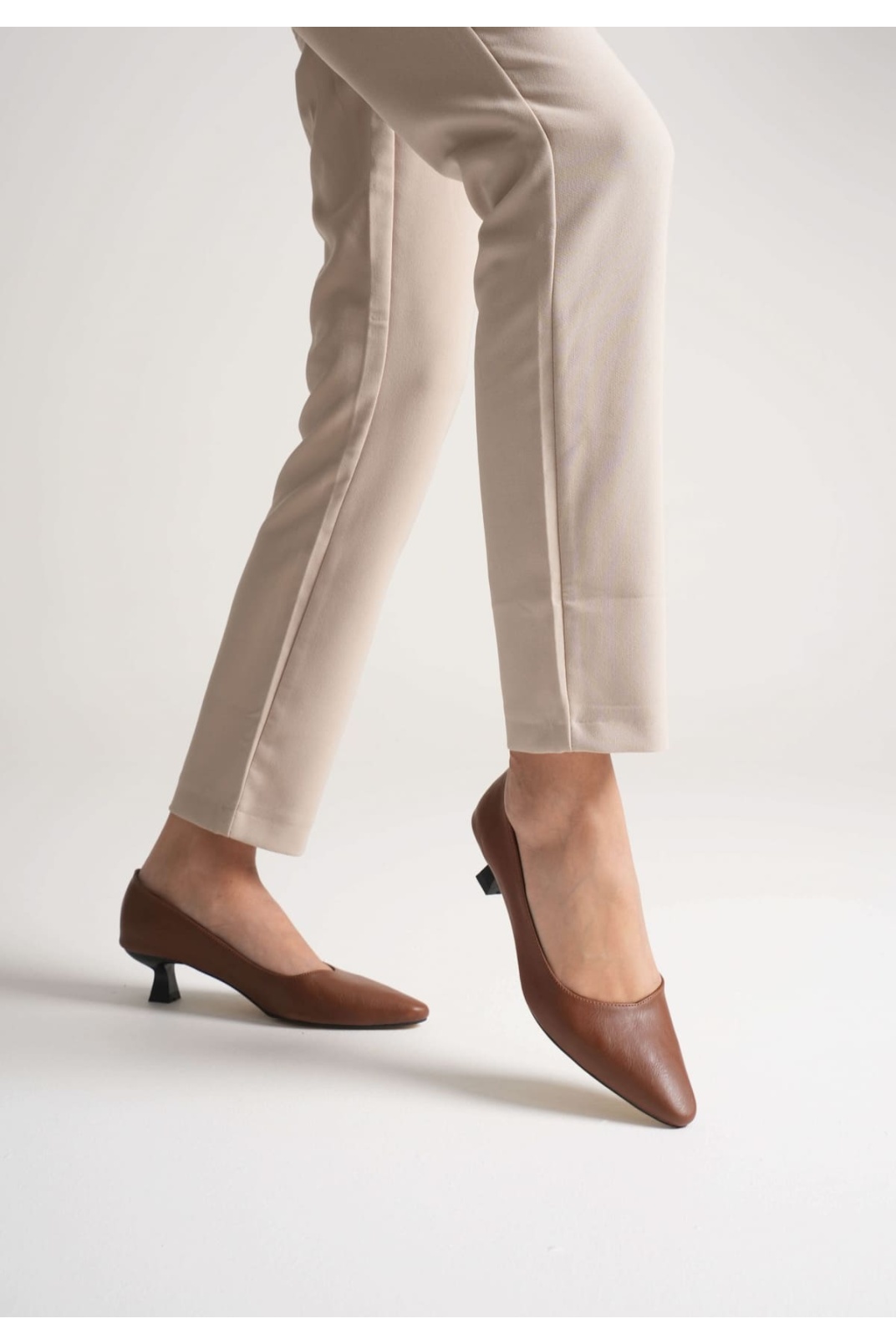 Alina Kadın Taba Topuklu Ayakkabı