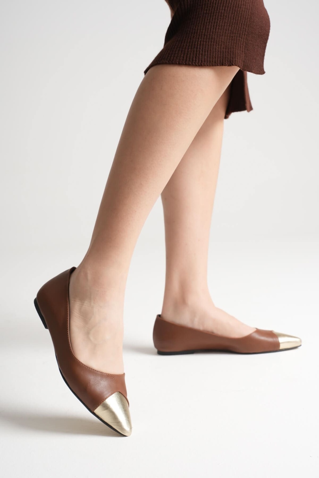 Margaret Kadın Taba Babet Ayakkabı