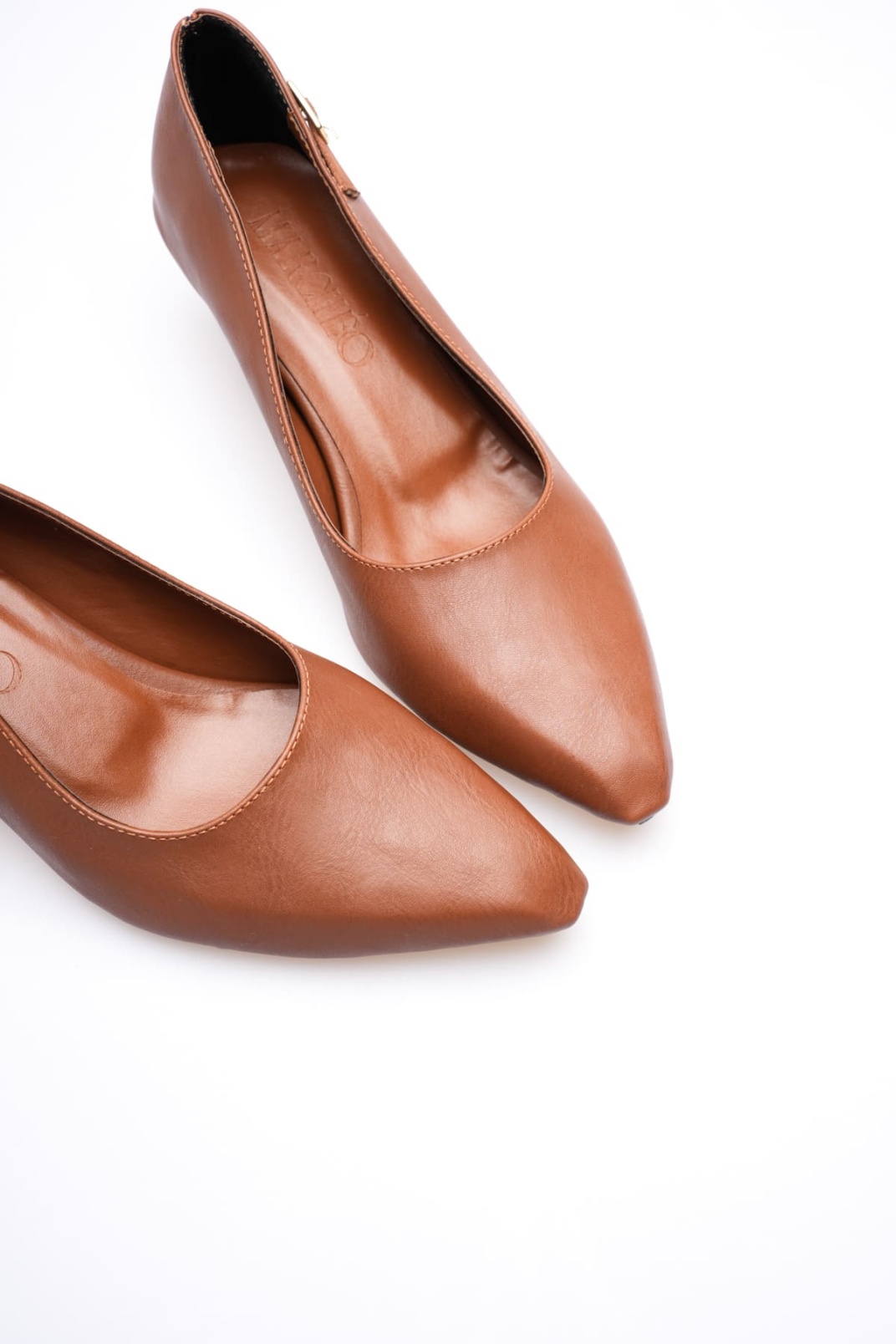 Amelia Kadın Taba Kısa Topuklu Ayakkabı