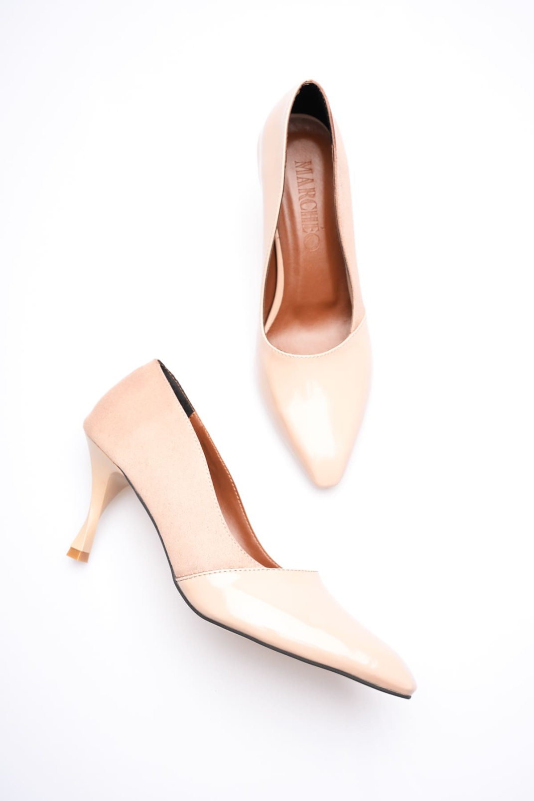 Caroline Kadın Bej Topuklu Ayakkabı