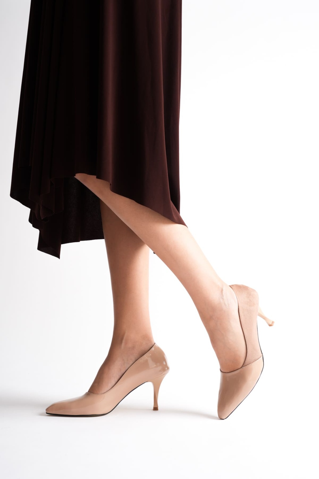 Caroline Kadın Bej Topuklu Ayakkabı