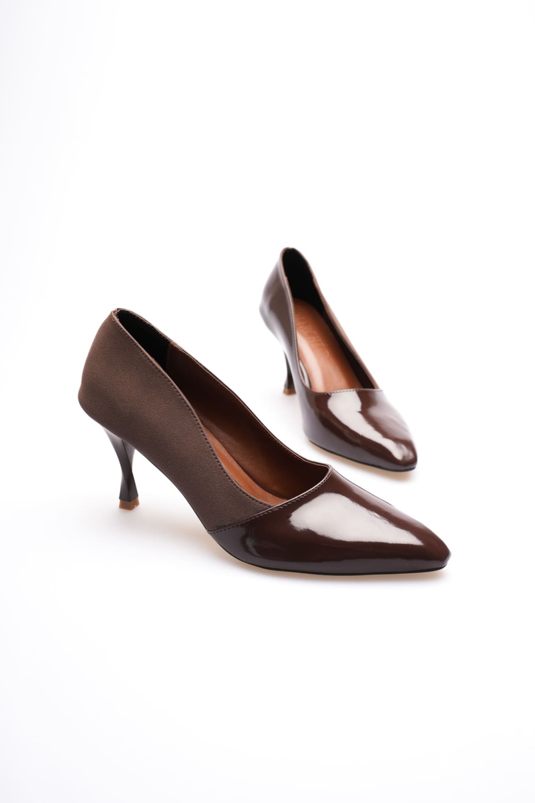 Caroline Kadın Acı Kahve Topuklu Ayakkabı
