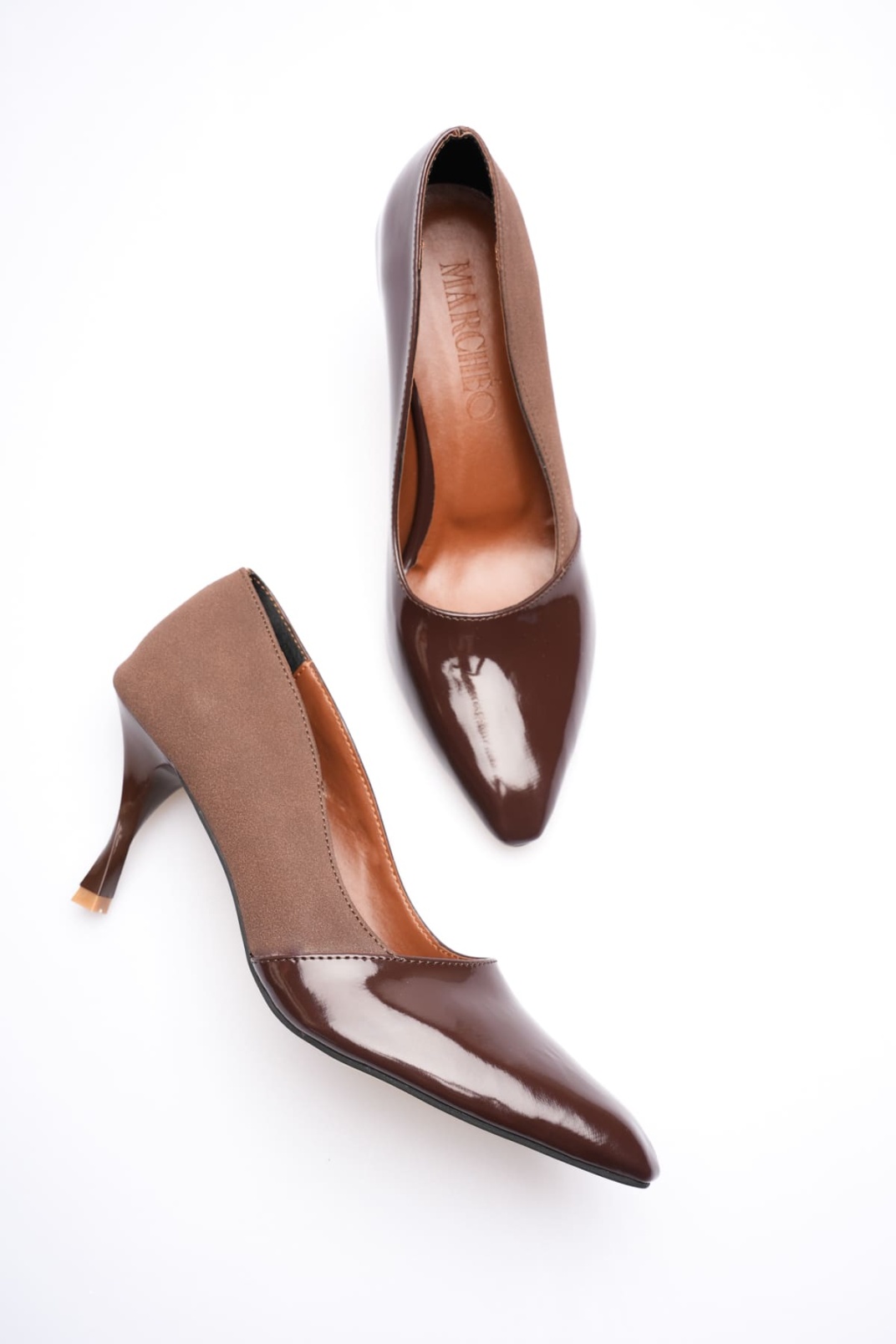 Caroline Kadın Acı Kahve Topuklu Ayakkabı