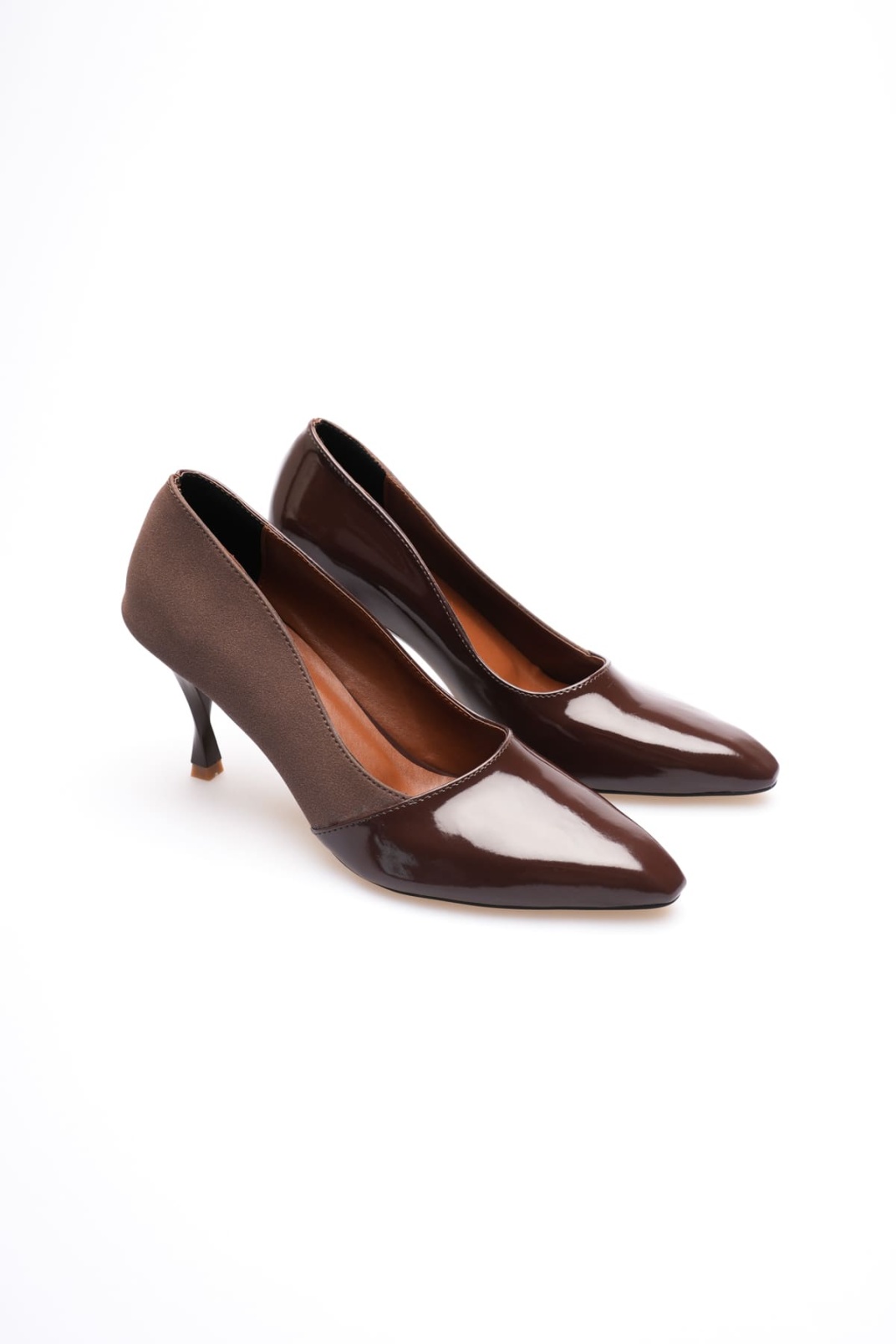 Caroline Kadın Acı Kahve Topuklu Ayakkabı