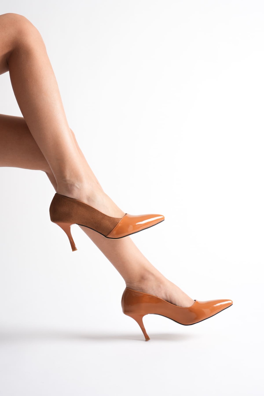 Caroline Kadın Turuncu Topuklu Ayakkabı