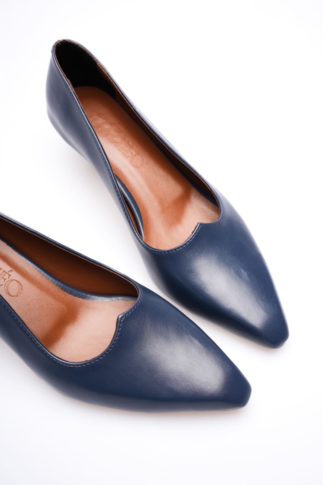 Juliet Kadın Lacivert Kısa Topuklu Ayakkabı