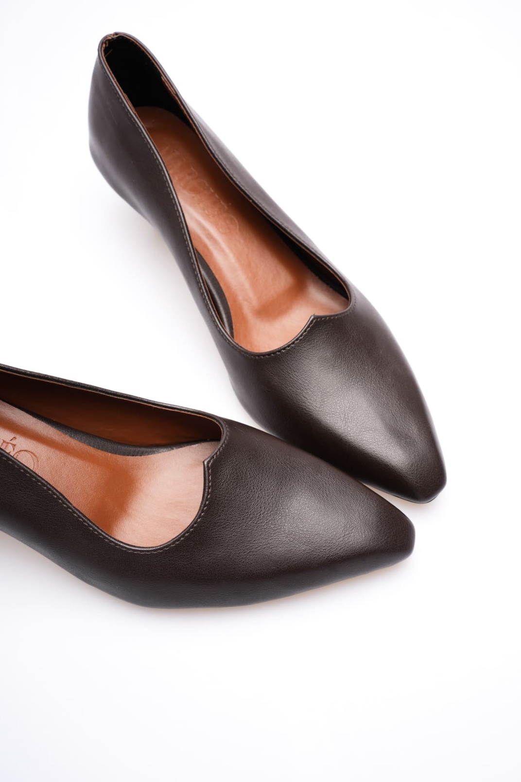 Juliet Kadın Acı Kahve Kısa Topuklu Ayakkabı