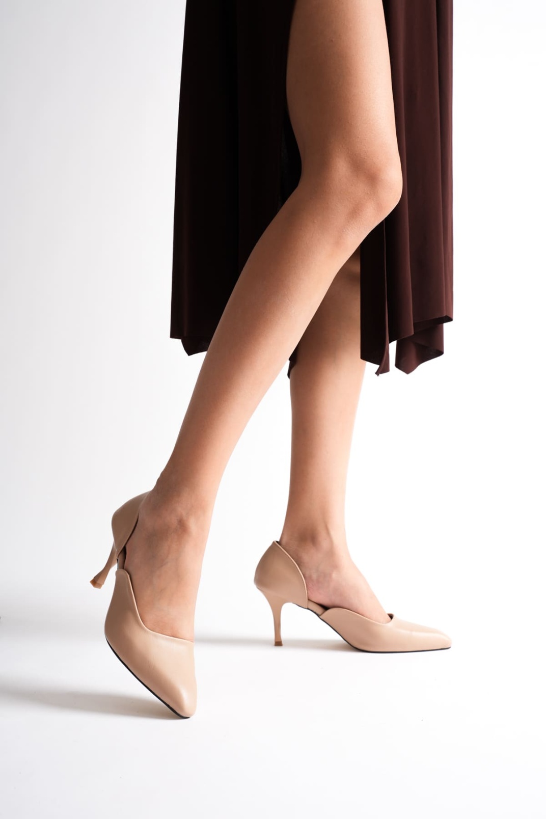 Helene Kadın Bej Topuklu Ayakkabı