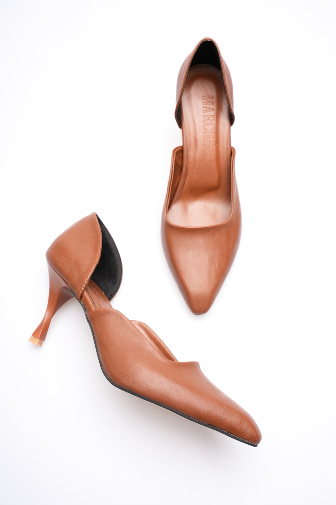 Helene Kadın Taba Topuklu Ayakkabı