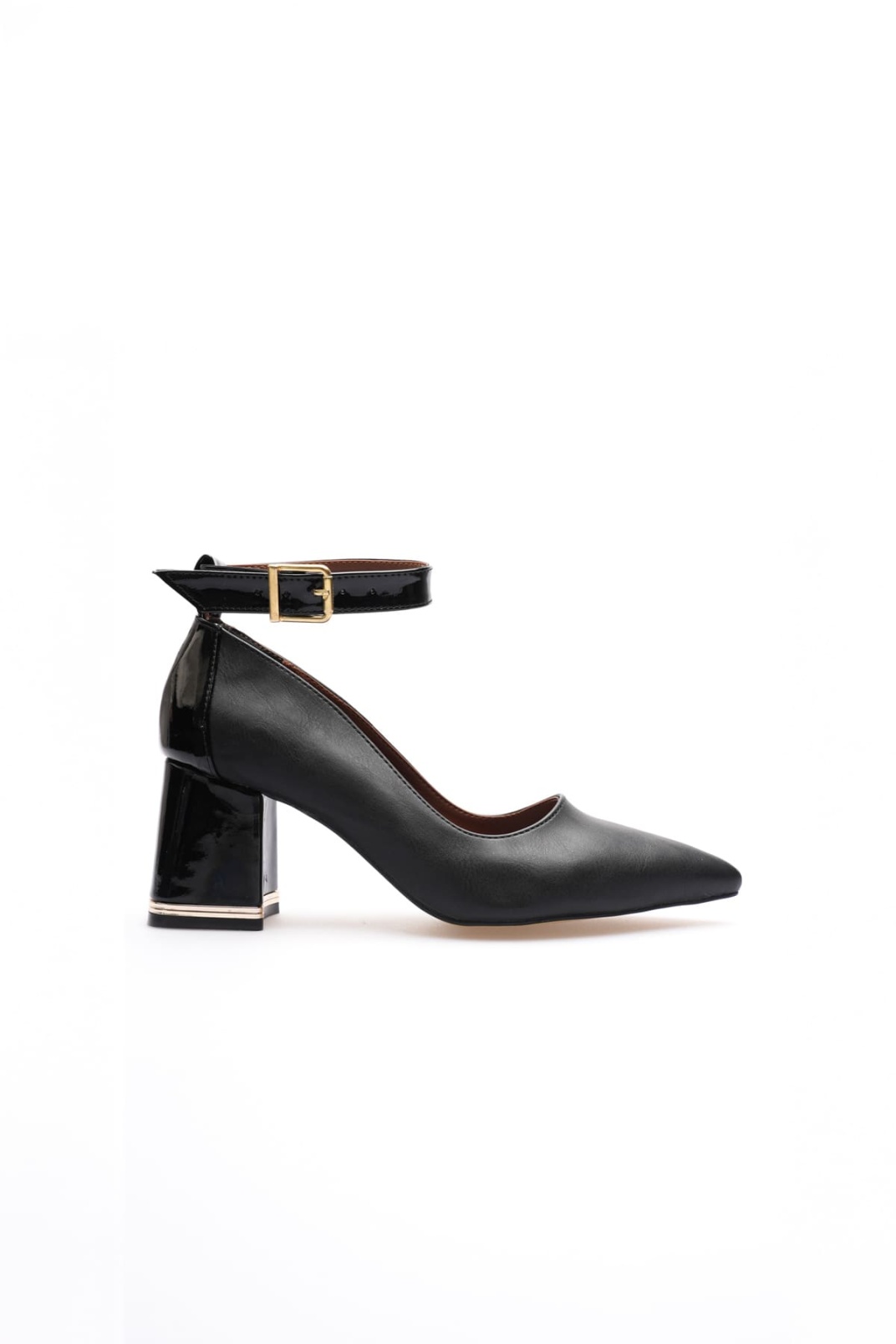 Estelle Kadın Siyah Kalın Topuklu Ayakkabı