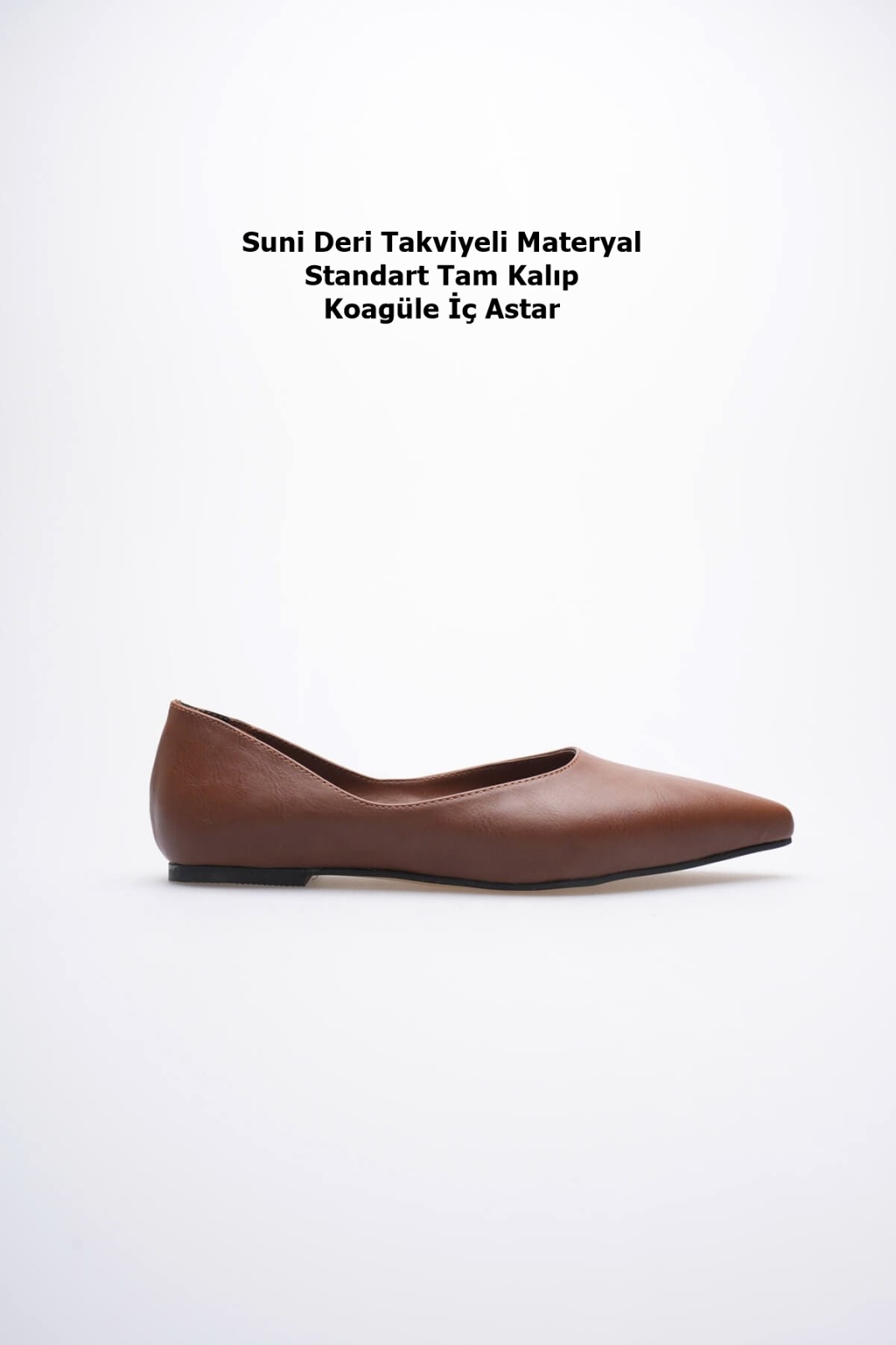 Ariana Kadın Günlük Taba Babet Ayakkabı