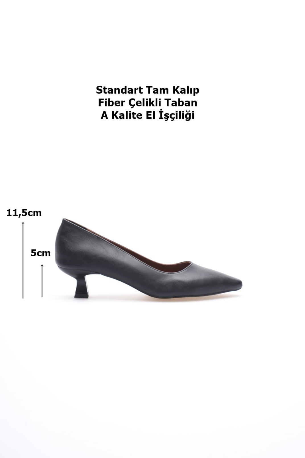 Alina Kadın Siyah Topuklu Ayakkabı