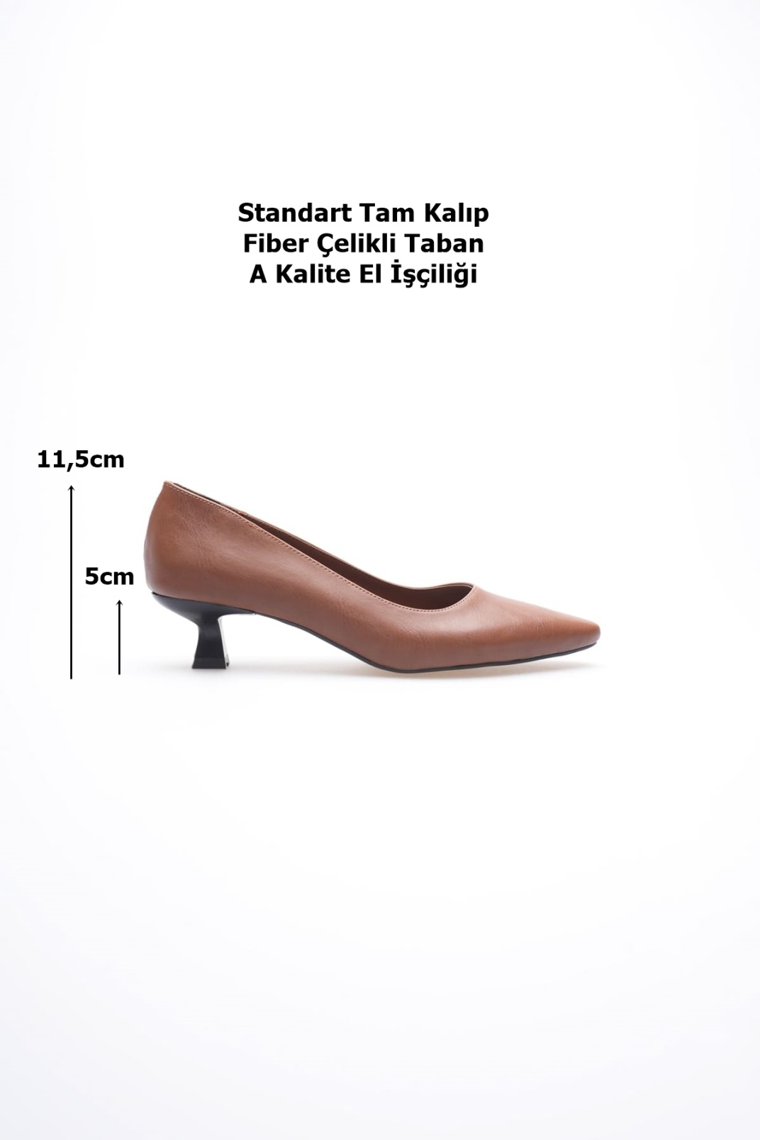 Alina Kadın Taba Topuklu Ayakkabı