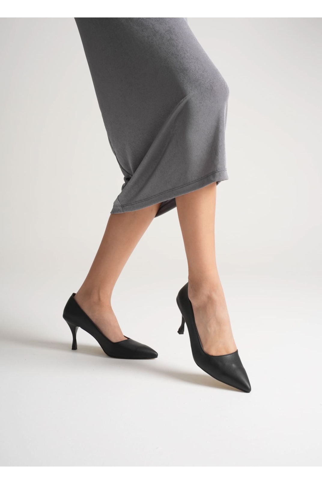 Louise Kadın Siyah Topuklu Ayakkabı