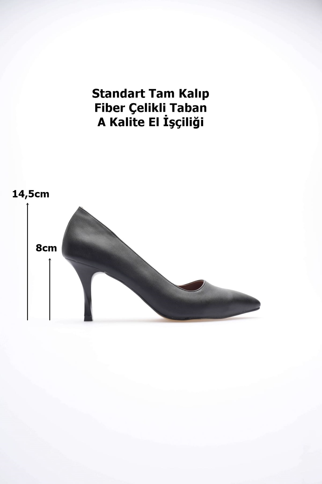 Louise Kadın Siyah Topuklu Ayakkabı