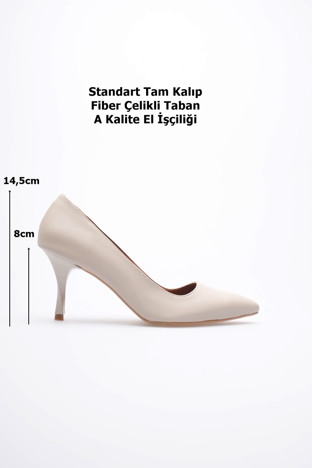 Louise Kadın Bej Topuklu Ayakkabı