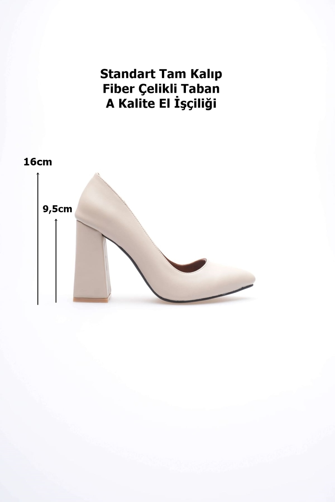 Julia Kadın Bej Topuklu Ayakkabı