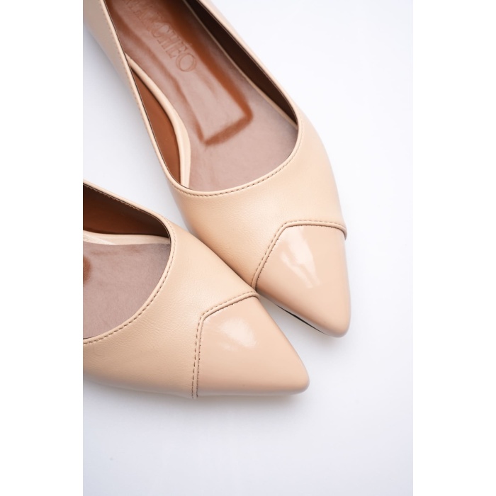 Margaret Kadın Nude Rugan Babet Ayakkabı