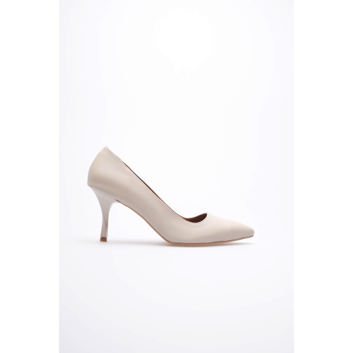 Louise Kadın Bej Topuklu Ayakkabı