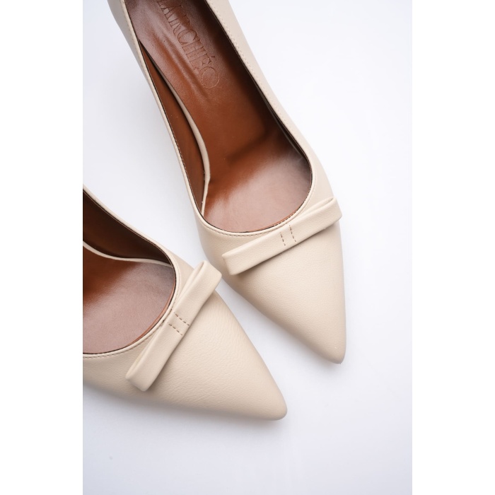 Maya Kadın Bej Topuklu Ayakkabı