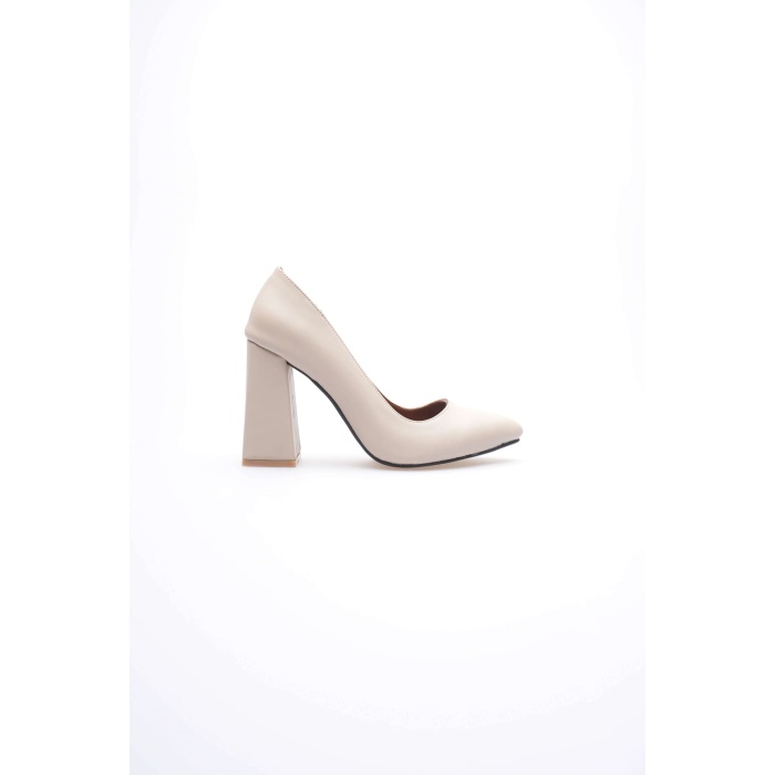 Julia Kadın Bej Topuklu Ayakkabı