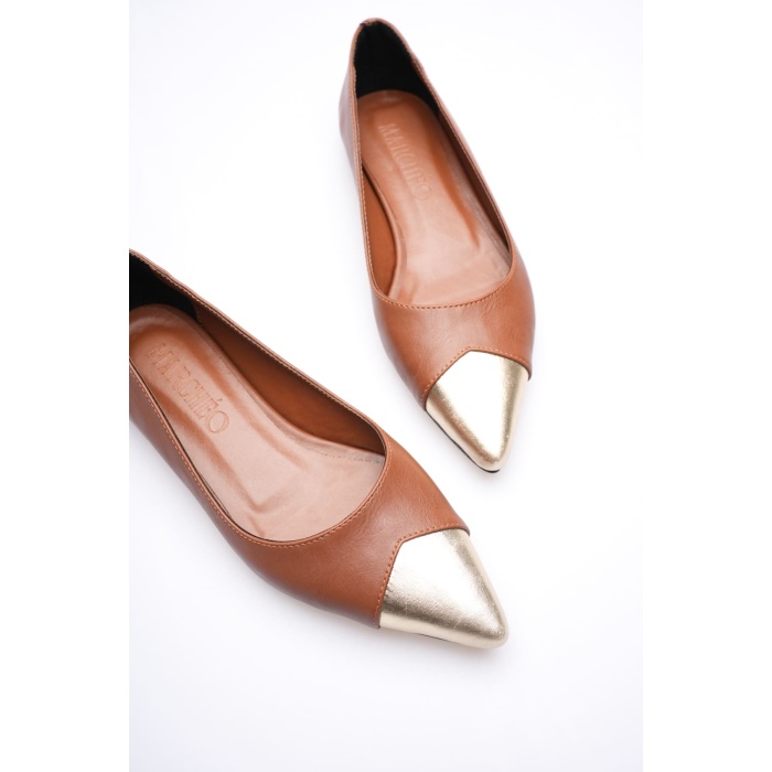 Margaret Kadın Taba Babet Ayakkabı