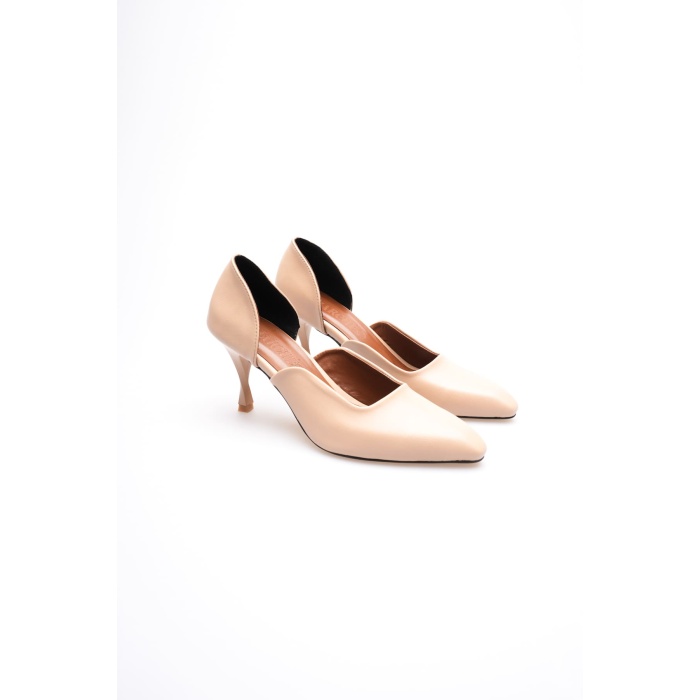 Helene Kadın Bej Topuklu Ayakkabı