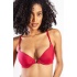 Golshan Githa Foam Cup Push Up Bra,Şarap Renk Straplez Konforlu ve Şık Sütyen