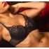 Golshan Grace Big Size Plunge Bra, Siyah Dantelli Konforlu ve Şık Sütyen