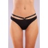 Golshan Gorbus Mini Slip, Kadın Micro Bel Şeritli Siyah Renkli Külot