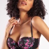Golshan Gardenia Balconette Heavy Push Up Bra, Siyah Konforlu ve Şık Sütyen