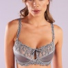 Golshan Giselle Half Padded Bra, Gri Toparlayıcı  Konforlu ve Şık Sütyen