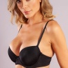 Golshan Guyana Balconette Foam Cup Push Up,Siyah Renk Konforlu ve Şık Sütyen