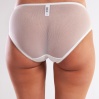 Golshan Gaspara Mini Slip, Kadın Güpürlü Tüllü Ekru  Normal Kesim Külot