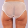 Golshan Gaspara Mini Slip, Kadın Güpürlü Tüllü Ten Renkli Normal Kesim Külot