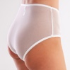 Golshan Gaspara Control Slip, Kadın Güpürlü Tül Ekru RenkYüksek Bel Külot