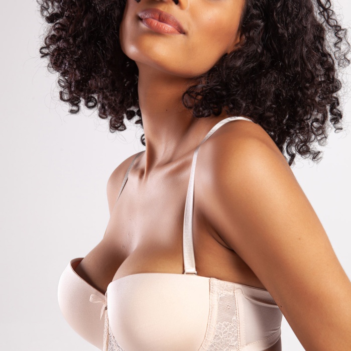 Golshan Gala Push-Up Strapless Bra, Ten Konforlu ve Şık Sütyen, Strapless