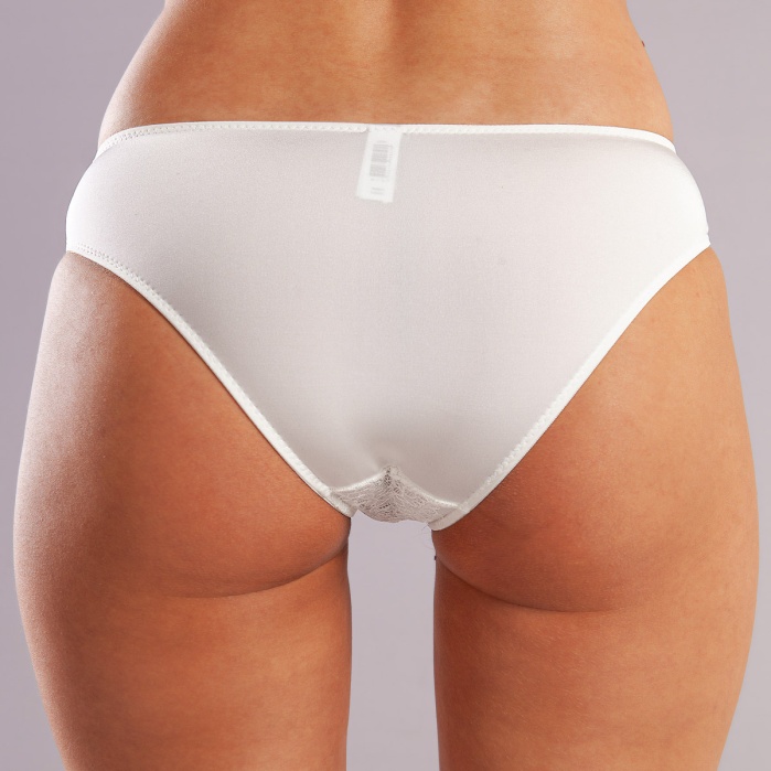 Golshan Gala Mini Slip, Kadın Dantelli Ekru Külot