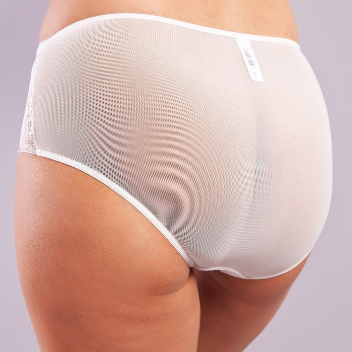 Golshan Gilda Control Slip , Kadın Dantelli Ekru Külot
