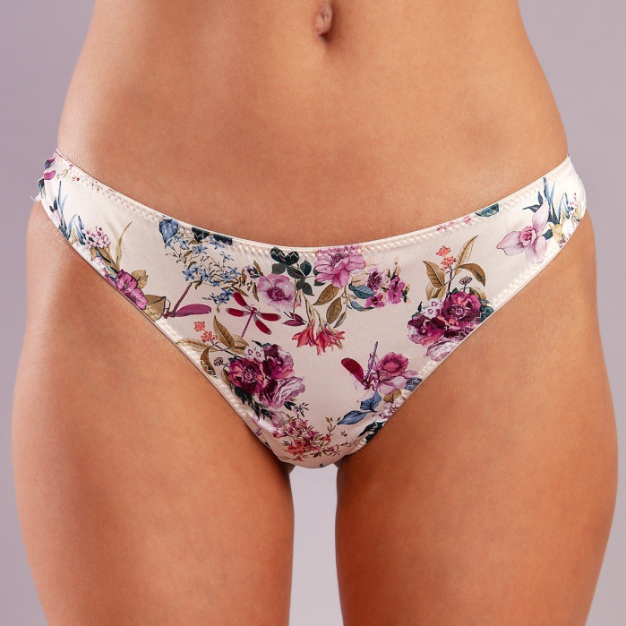 Golshan Gitana Mini String, Kadın Dantelli Çiçekli Külot