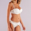 Golshan Gala Push-Up Strapless Bra, Ekru Konforlu ve Şık Sütyen, Strapless
