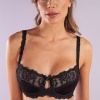 Golshan Giselle Half Padded Bra,Siyah Toparlayıcı  Konforlu ve Şık Sütyen