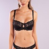 Golshan Giselle Half Padded Bra,Siyah Toparlayıcı  Konforlu ve Şık Sütyen