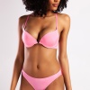 Golshan Githa Foam Cup Push Up Bra,Neon Pembe Renk Straplez Konforlu ve Şık Sütyen
